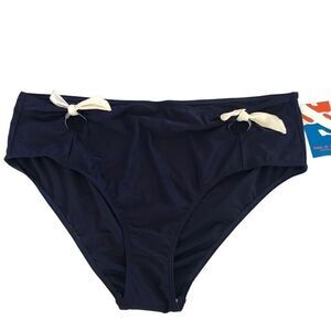 NEW Sun & Sea Navy and White Swim Bottoms Size 24 NWT